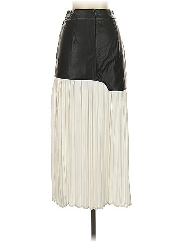 Commense Faux Leather Skirt (view 2)