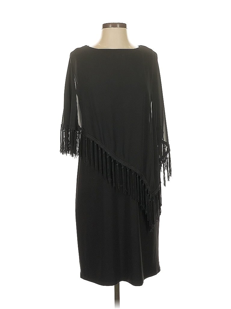 Pre-owned R & M Richards Cocktail Dress In Black