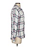 Rails 100% Rayon Plaid Gray White Long Sleeve Button-Down Shirt Size XS - photo 4