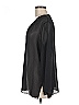 Chico's 100% Silk Black Long Sleeve Silk Top Size M - photo 5