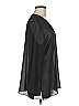Chico's 100% Silk Black Long Sleeve Silk Top Size M - photo 4