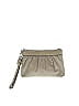 Coach Factory 100% Leather Gray Tan Leather Wristlet One size - photo 1