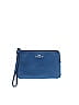 Coach 100% Leather Blue Leather Wristlet One size - photo 1