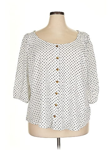 Torrid 3/4 Sleeve Blouse (view 1)