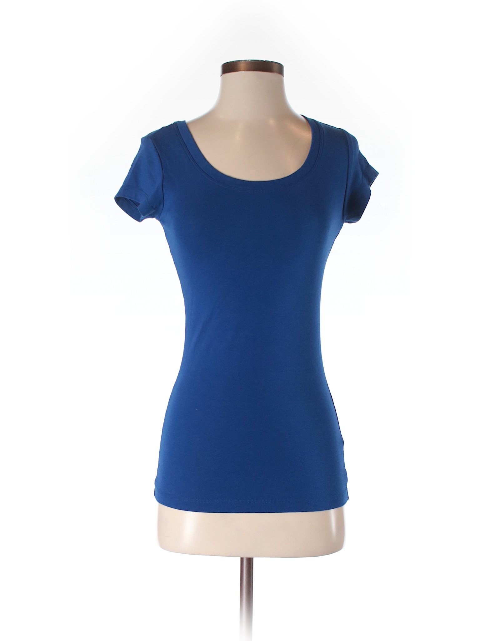 Cynthia Rowley TJX Solid Dark Blue Short Sleeve T-Shirt Size S - 62% ...