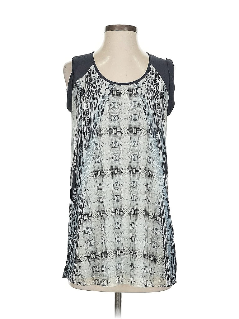 Pre-owned Cabi Sleeveless Blouse In Blue