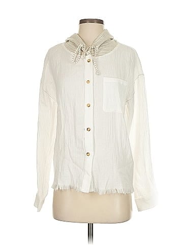 Hem & Thread Long Sleeve Blouse (view 1)