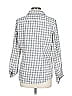 Banana Republic 100% Cotton Checkered-gingham Gray Long Sleeve Button-Down Shirt Size L - photo 2