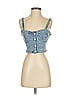 Superdown Blue Sleeveless Top Size S - photo 1