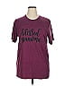 Bella + Canvas Burgundy Short Sleeve T-Shirt Size XL - photo 1