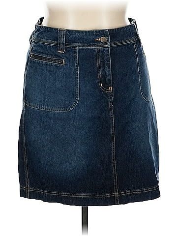 New York & Company Denim Skirt (view 1)