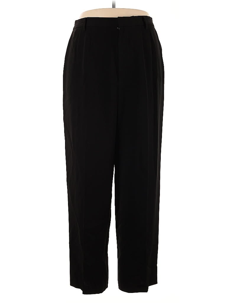 Linda Allard Ellen Tracy Black Casual Pants Size 14 - photo 1