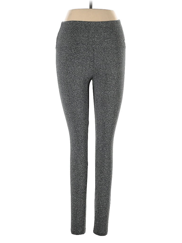 Pre-owned Victoria's Secret Pink Yoga Pants In Gray