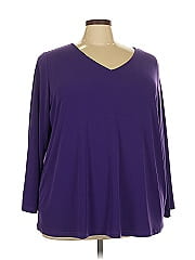 Susan Graver 3/4 Sleeve Top