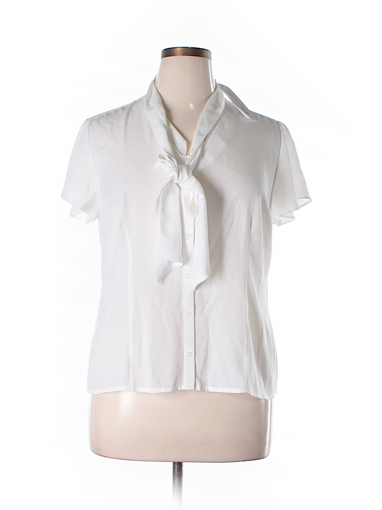 polyester short sleeve blouses