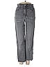 Madewell Chevron-herringbone Gray Jeans Size 24 waist - photo 1
