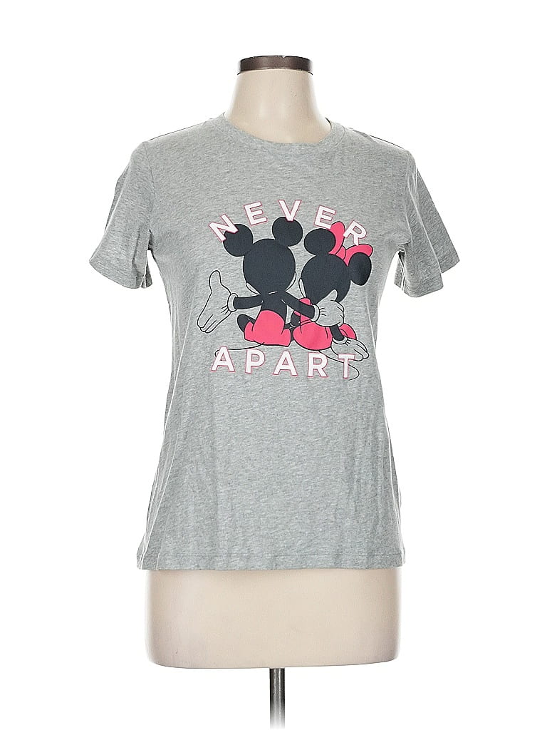 UT for Uniqlo 100% Cotton Gray Short Sleeve Top Size M - photo 1