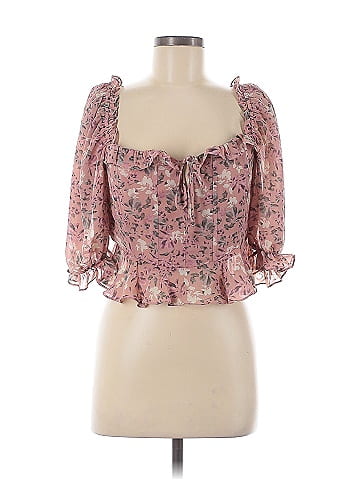 ASTR The Label 3/4 Sleeve Blouse (view 1)