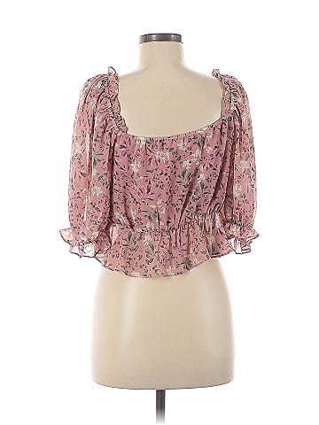 ASTR The Label 3/4 Sleeve Blouse (view 2)