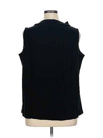 Nina Leonard Sleeveless Blouse (view 2)