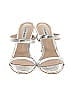Steve Madden Metallic Silver Heels Size 9 - photo 2