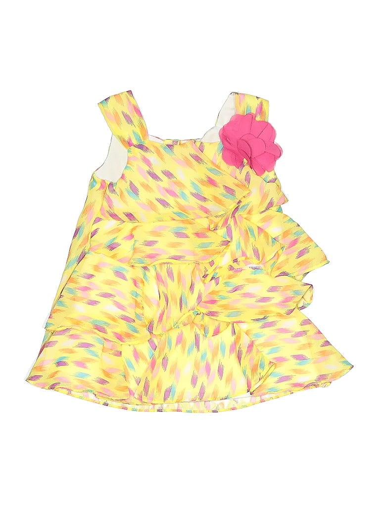 Kids Headquarters 100% Polyester Yellow Dress Size 3T - photo 1