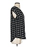 DR2 100% Polyester Black Short Sleeve Blouse Size S - photo 4