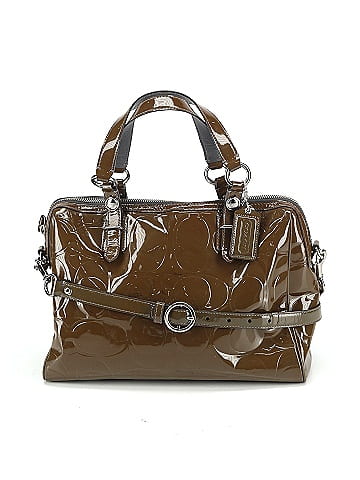 Coach Factory Leather Satchel (view 1)