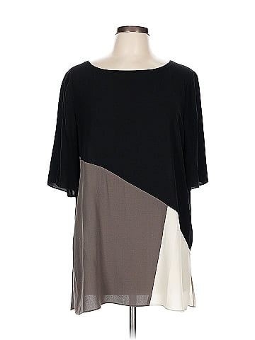 Eileen Fisher Short Sleeve Silk Top (view 1)