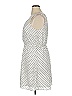 Elle 100% Polyester Polka Dots White Casual Dress Size 16 - photo 5