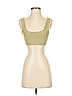 Out From Under 100% Polyester Tan Green Tank Top Size S - photo 1