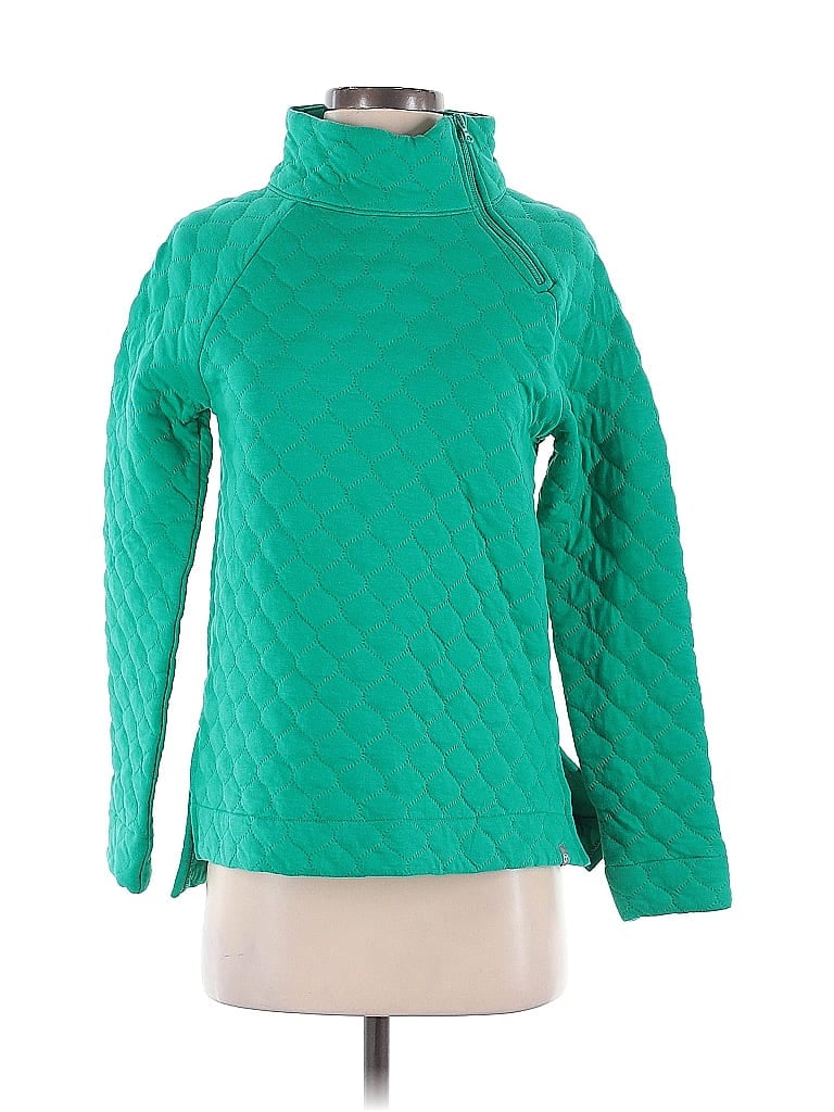 T by Talbots 100% Cotton Green Turtleneck Sweater Size XS - photo 1