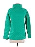 T by Talbots 100% Cotton Green Turtleneck Sweater Size XS - photo 2