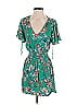 Jack by BB Dakota 100% Rayon Tropical Green Casual Dress Size S - photo 1