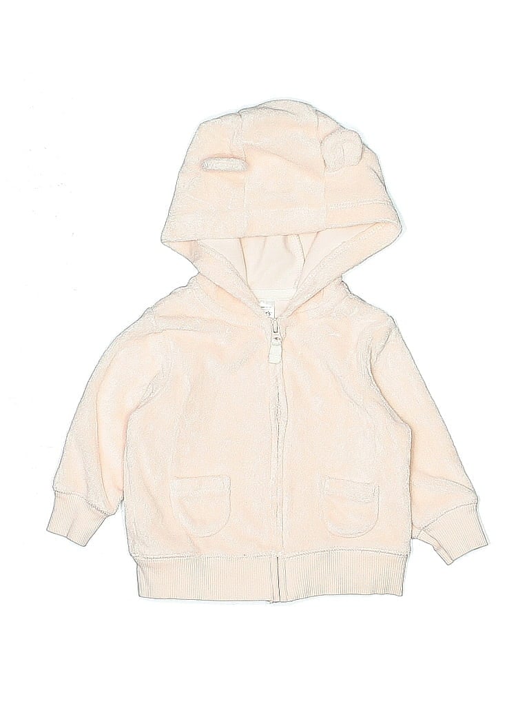 Carter's Ivory Zip Up Hoodie 0-3 MO / 3 MO - photo 1