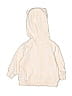 Carter's Ivory Zip Up Hoodie 0-3 MO / 3 MO - photo 2