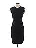 Nicole Miller 100% Polyester Solid Black Cocktail Dress Size 4 - photo 1