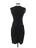 Nicole Miller 100% Polyester Solid Black Cocktail Dress Size 4 - photo 2