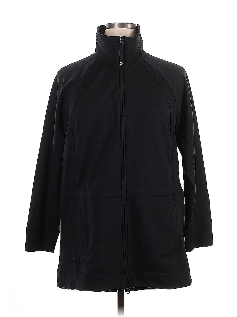 T by Talbots Black Coat Size 1X - photo 1