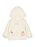 Carter's 100% Polyester Ivory Zip Up Hoodie 6-9 MO / 9 MO - photo 1