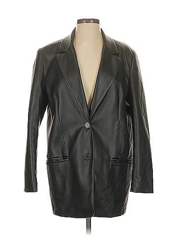 Hey Babe Faux Leather Jacket (view 1)