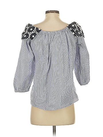 Ann Taylor LOFT 3/4 Sleeve Blouse (view 2)