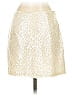 Amanda Uprichard 100% Polyester Metallic Gold Formal Skirt Size S - photo 2