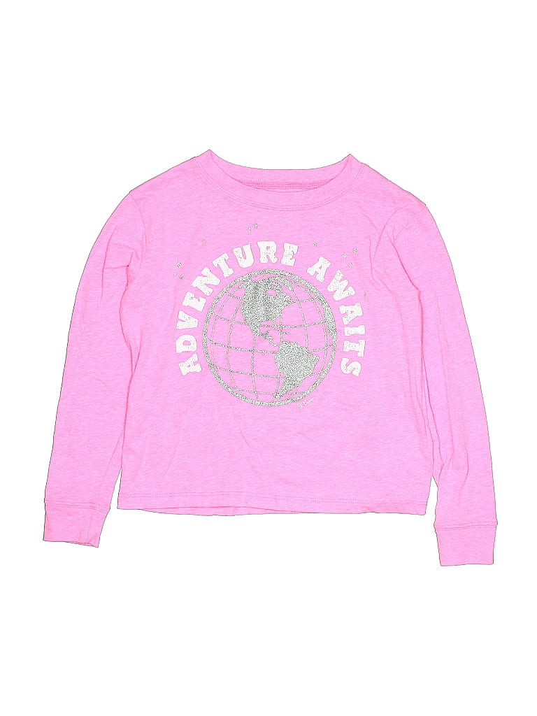 Crewcuts Outlet Pink Long Sleeve T-Shirt Size 6 (big kids) - photo 1
