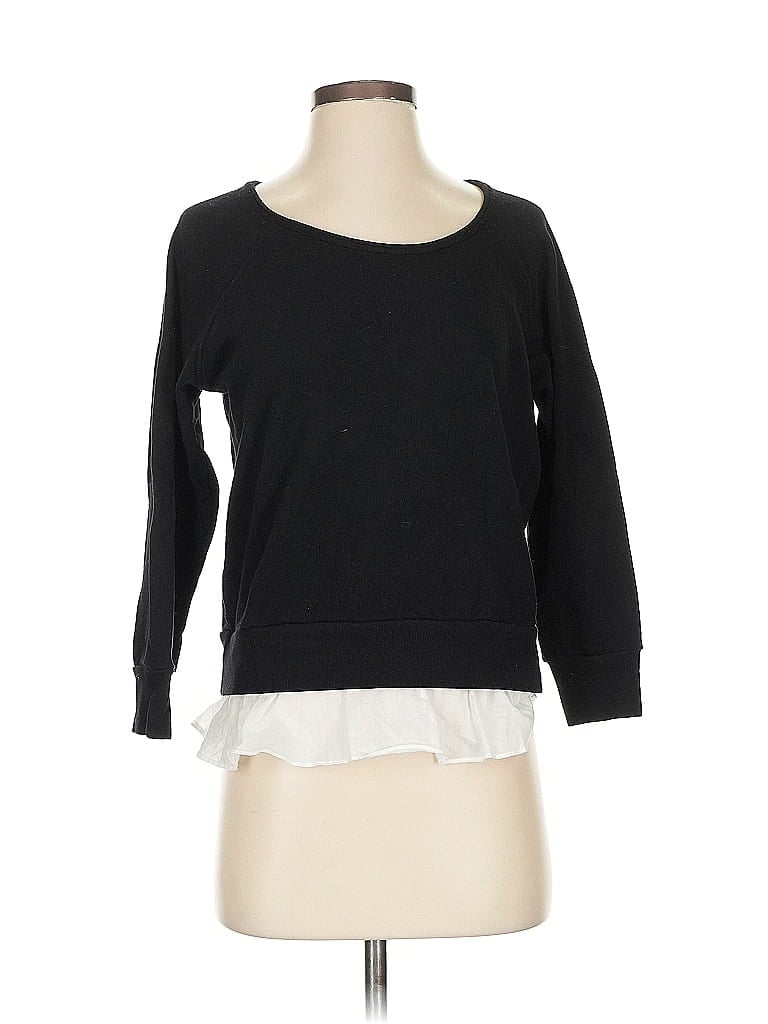 Pre-owned Velvet By Graham & Spencer Pullover Sweater In Black