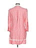 Kenar 100% Linen Pink 3/4 Sleeve Button-Down Shirt Size L - photo 2