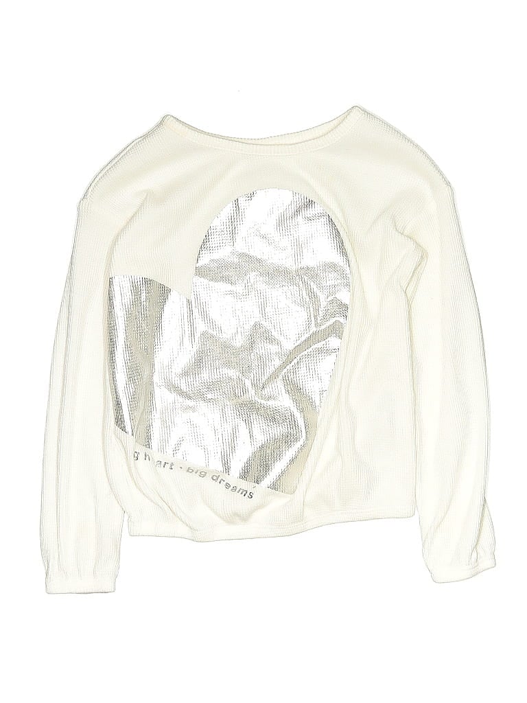 Carter's Metallic Silver Long Sleeve Top Size 5T - photo 1