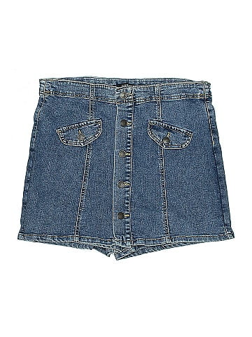 One 5 One Denim Skirt (view 1)