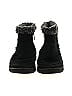 Khombu 100% Leather Black Ankle Boots Size 7 - photo 2