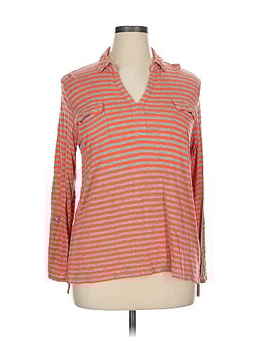 Liz Claiborne Long Sleeve Polo (view 1)